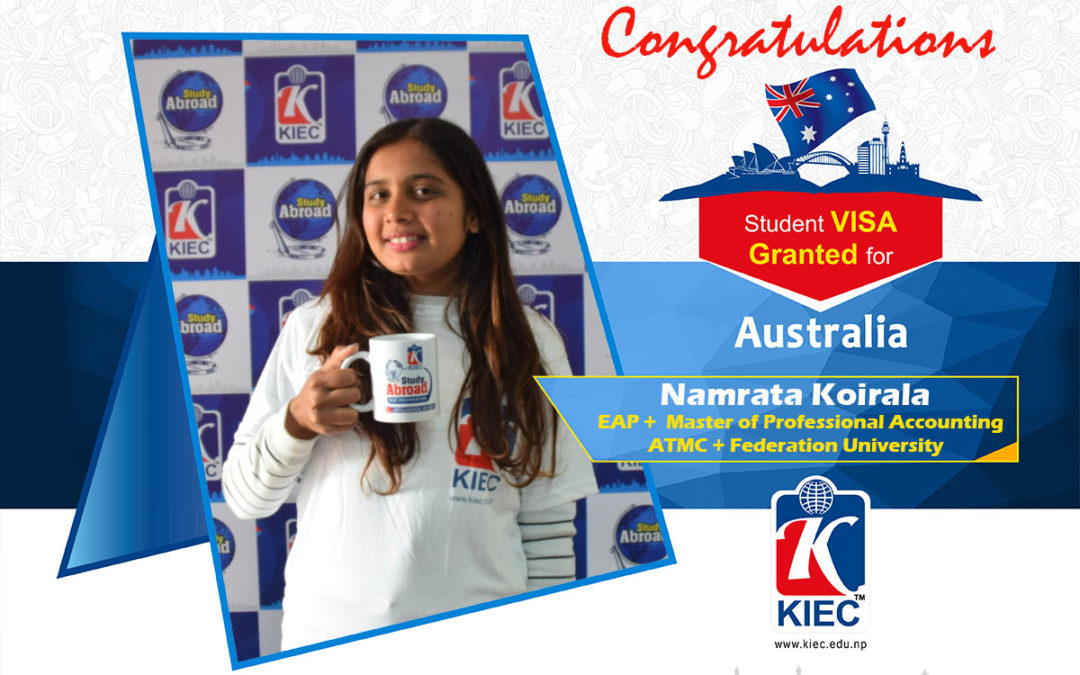 Namrata Koirala | Australian Study Visa Granted